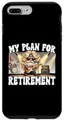 Funny Retirement Plan For Rocker Mom And Dad Retired Gnome Custodia per iPhone 7 Plus/8 Plus
