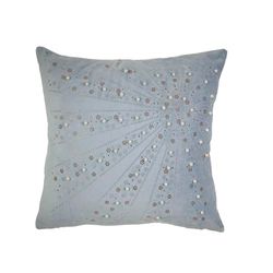 Romimex Cojín Celeste 45 x 45 x 10 cm