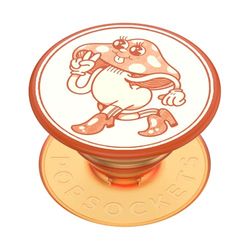 PopSockets uchwyt na telefon na bazie roślin z rozszerzaną podpórką, uchwyt samoprzylepny, przyjazny dla środowiska - rowek grzybkowy