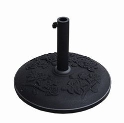 Vacchetti Giuseppe 7402550000 Parasol, Seulement Base, 25 kg, Noir Rose, 50 x 50 x 28 cm