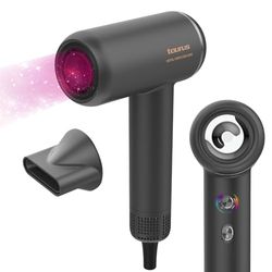 Taurus - Sèche-cheveux Digital Force 2000 Ionic 1800W | Moteur Brushless | Ionique | 2 vitesses | 5 températures | Air froid | Compact | Léger | Accessoires magnétiques