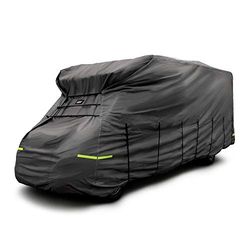 Maypole Motorhome Cover 5.7-6M or 19-20ft 4-Ply Breathable Water Resistant,Dark Grey