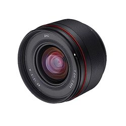 Samyang AF 12 mm F2,0 Fuji X objektiv, autofokus ultra vidvinkel fast brännvidd för Fujifilm X-Mount APS-C ljusstark för Fuji X Mount X-T4 T3 X-T30 X-T20 X-E4 XE3 X-Pro 3 X-H1, väderskydd, svart