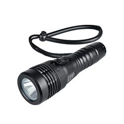 Seac Sub R3 SCUBA Duiklamp, Enkele LED, 400 Lumen, Micro-USB, Oplaadbaar, Aluminium