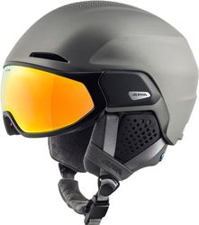ALPINA Unisexe - Adultes, ORO QV MIPS Casque de Ski, Gunmetal Matt, 55-59 cm