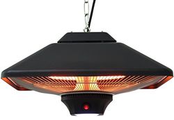 Aktobis Plafondstraler WDH-200LS uitgerust met geïntegreerde LED-lamp en twee zeer efficiënte verwarmingsbuizen (1000/2000 Watt) !