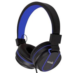 Cool Toronto Jack 3.5mm Headphones with Micro Black-Blue