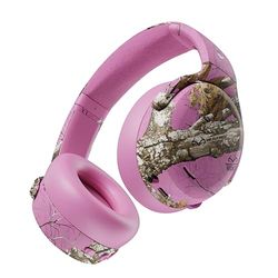 Skullcandy Crusher ANC 2 Over-Ear Noise Canceling Wireless Headphones with Sensory Bass, 50 Hr Battery, Skull-iQ, Alexa Enabled, Microphone, Works with Bluetooth Devices - REALTREE EDGE PINK