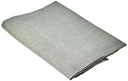 Soleil d'Ocre Panama Brise Bise Half Length Cotton Curtain, 120 x 60 cm, Grey