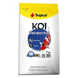 KOI PROBIOTIC Pellet Size L 7kg- alimento para la alimentación Diaria de Grandes Carpas koi en una Amplia Gama de temperaturas del Agua: de 8 a 30ºC