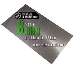 Aluminiumplatta - 8 mm 100 mm x 150 mm (10 cm x 15 cm)