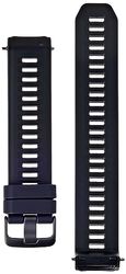 Garmin Uniseks wisselarmband voor volwassenen, 22 mm, siliconen, zwart, onderdelen van roestvrij staal, 22 mm