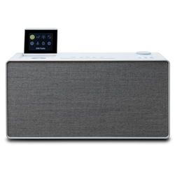 Sistema de música Pure Evoke Home All-In-One para el hogar (Radio Dab+/UKW, Radio por Internet, Podcasts, Spotify Connect, Bluetooth, CD y un Potente Sonido estéreo de 100 vatios), Blanco algodón