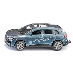 siku 1567, Audi Q4 e-tron, Jouet automobile, Métal/plastique, Bleu, Attelage de remorque, Pneus caoutchoutés, Peinture métallisée