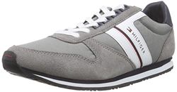 Tommy Hilfiger Heren Sm-M2285axwell 9c Low-Top, Grijs Steel Grey 039, 43 EU