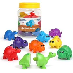 Learning Resources Snap-n-Learn Bijpassende Dino's 18-Stuk Set