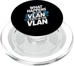Qué sucede en la VLAN - Funny Network Engineering VLAN PopSockets PopGrip para MagSafe