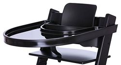 PlayTray - Tavolo per seggiolone Tripp Trapp, colore: Nero