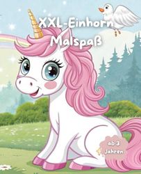 XXL-Einhorn-Malspaß