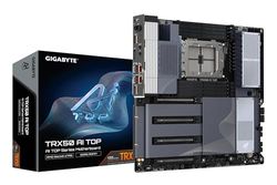GIGABYTE TRX50 AI TOP-2B moederbord - AMD Ryzen Threadripper Pro 7000 processors, digitale VRM 16+8+4 fasen, tot 5200 MHz DDR5, 4 x M.2 PCIe 5.0, WLAN 7, 10 GbE LAN, USB 4