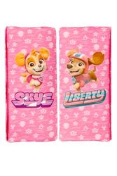 Paw Patrol Lot de 2 Mini-Coussinets Pat'Patrouille pour Filles avec Les Personnages Skye et Liberty. Idéal pour Les Ceintures de sécurité pour Enfants. Très Confortables et lavables.
