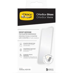 OtterBox OtterBox Glass skärmskydd för Samsung Galaxy A25 5G, härdat glas, repskydd, skydd mot splitter, Utan retailförpackning