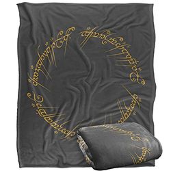 LORD OF THE RINGS Logo Silky Touch Super Soft Throw Blanket, 152 x 127 cm