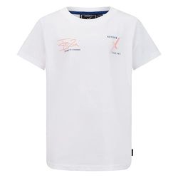 Retour Jeans Boys T-shirt Captain in The Color White, wit, 2-3 Jaar