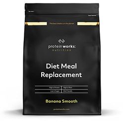 THE PROTEIN WORKS - Substitut De Repas Diététique | Shake Repas 250 Calories | Perte de poids | Healthy diet | 28 Servings | Banane Onctueuse | 2kg