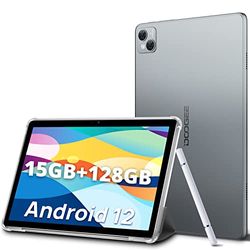 DOOGEE Tablet 10.1 Pulgada 8 GB RAM | 1TB Expansión, Batería 8300mAh, Tableta Baratas y Buenas, Android 12 Cámara 13MP+8MP 5G WiFi Bluetooth 5.1 Type-C (Gris)