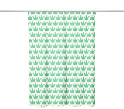 Bonamaison Digitally Printed Shower Curtain, 1 Piece 150x200 Cm - Designed And Manufactured in Turkey