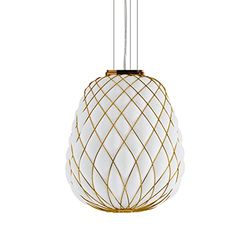 FontanaArte - Middelgrote ophanging - goud/wit