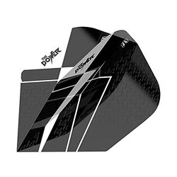 Target Darts Unisex Phil Taylor Power 9-Five Gen 8 Pro Ultra Dart-vluchten, zwart en wit, nr. 6