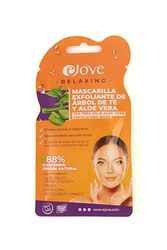 Ejove Maschera viso esfoliante dell'albero del tè e aloe vera 20 ml | Detergente profondo | Trattamento dell'acne | lenitivo e idratante | Pelle radiante | Per tutti i tipi di pelle