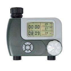 PNI Programmatore di irrigazione WT10, Display LCD, connessione 3/4, 2 uscite, Verde