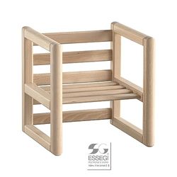 ESSEGI Chaise Montessori, Hêtre, Bois Naturel, 9 Mois