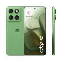 Motorola edge 60 con Moto AI 8/256GB, Fotocamera 50+50+10MP, selfie 50MP, Display 6.67" pOLED 120Hz, MediaTek Dimensity 24M, batteria 5200mAh, ricarica 68W, Android 15, PANTONE Shamrock