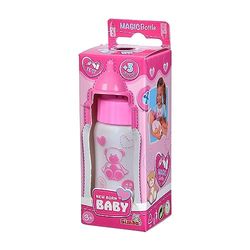 Simba 105560009 - New Born Baby Magische melkfles met geluid, melkfles met verdwijnende melk, 3 babygeluiden, 13 cm, voor kinderen vanaf 3 jaar