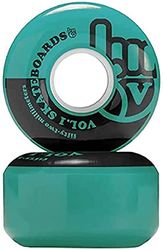 Vol.1 Unisex – Volwassenen No.1 skateboard wielen, petrol, 51 mm