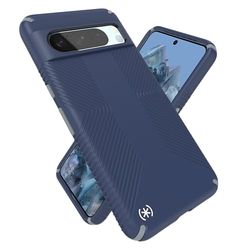 Speck Google Pixel 8 Pro Hoesje - Valbescherming Grip - Krasbestendig, zacht aanvoelend telefoonhoesje voor Google Pixel 8 Pro - Presidio2 Grip Coastal Blue/Dust Grey/White