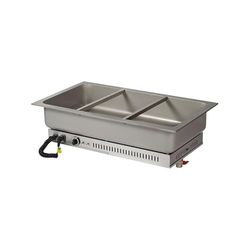 Stalwart DA-HSG3 Heated Drop in Stainless Steel Bowl 3xGN1/1