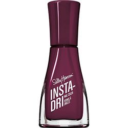 Sally Hansen Smalto Unghie Insta-Dri, ad Asciugatura Rapida, Effetto Manicure Professionale a Lunga Durata, 9.17 ml, 428 Zip Wine