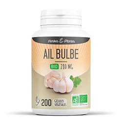 Herbes Et Plantes Ail Bio 200 Gélules Végétales 280 mg