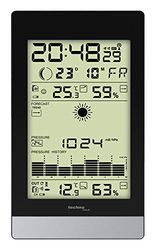 Technoline WS 9050 Noir, Argent station météo numérique - Stations météo numériques (LR06, Noir, Argent, 108 mm, 28 mm, 184 mm, 40 x 27 x 104 mm)