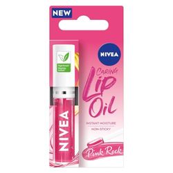 NIVEA Aceite labial rosa roca cuidado 5,5 ml