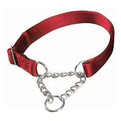 Premium Dog Choke, L-XL: 45-70 cm/25 mm, Red