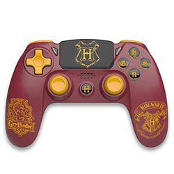 Freaks And Geeks Wizarding World Harry Potter 140119 Wireless Bluetooth Controller for Playstation PS4, Gryffindor, Red