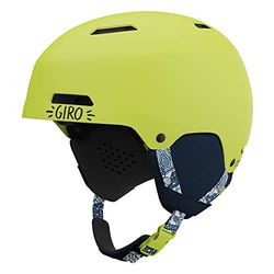 Giro Snow Crüe Junior Cascos de esquí, Juventud Unisex, Matte Namuk Sunny Lime 22, Small
