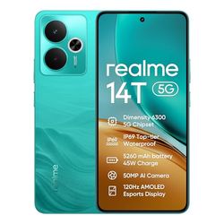 realme 14T 5G 256GB 8GB Surf Verde EU AMZ+45W adapter, 8+256 GB, 14T + 45W adapter