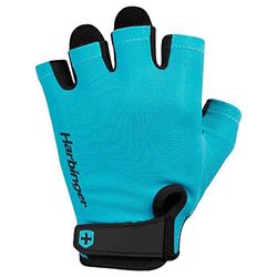 Harbinger Power 2.0 Guanti da sollevamento pesi, Unisex, Aqua, X-Small